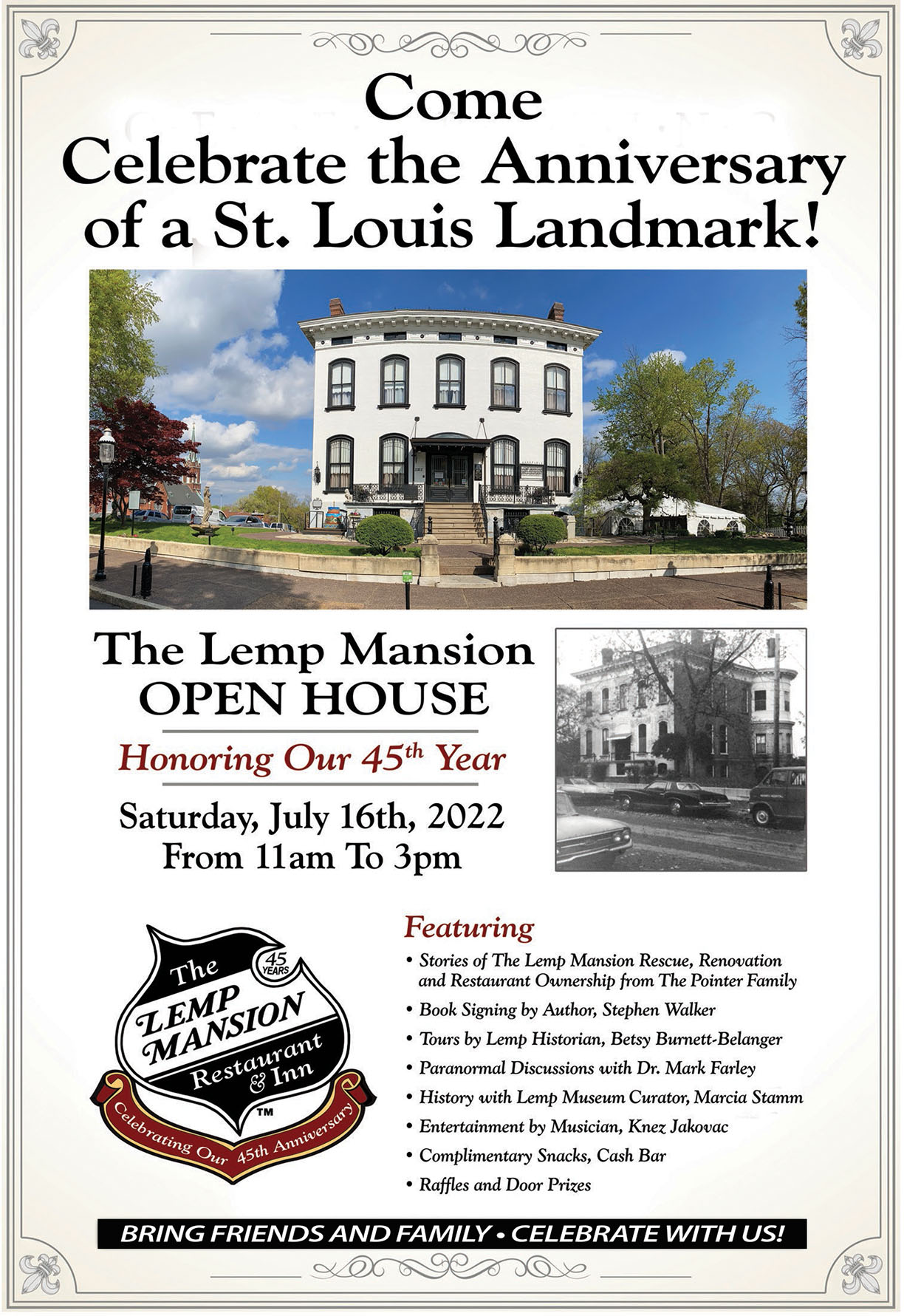 Lemp Mansion 45th Anniversary Open House