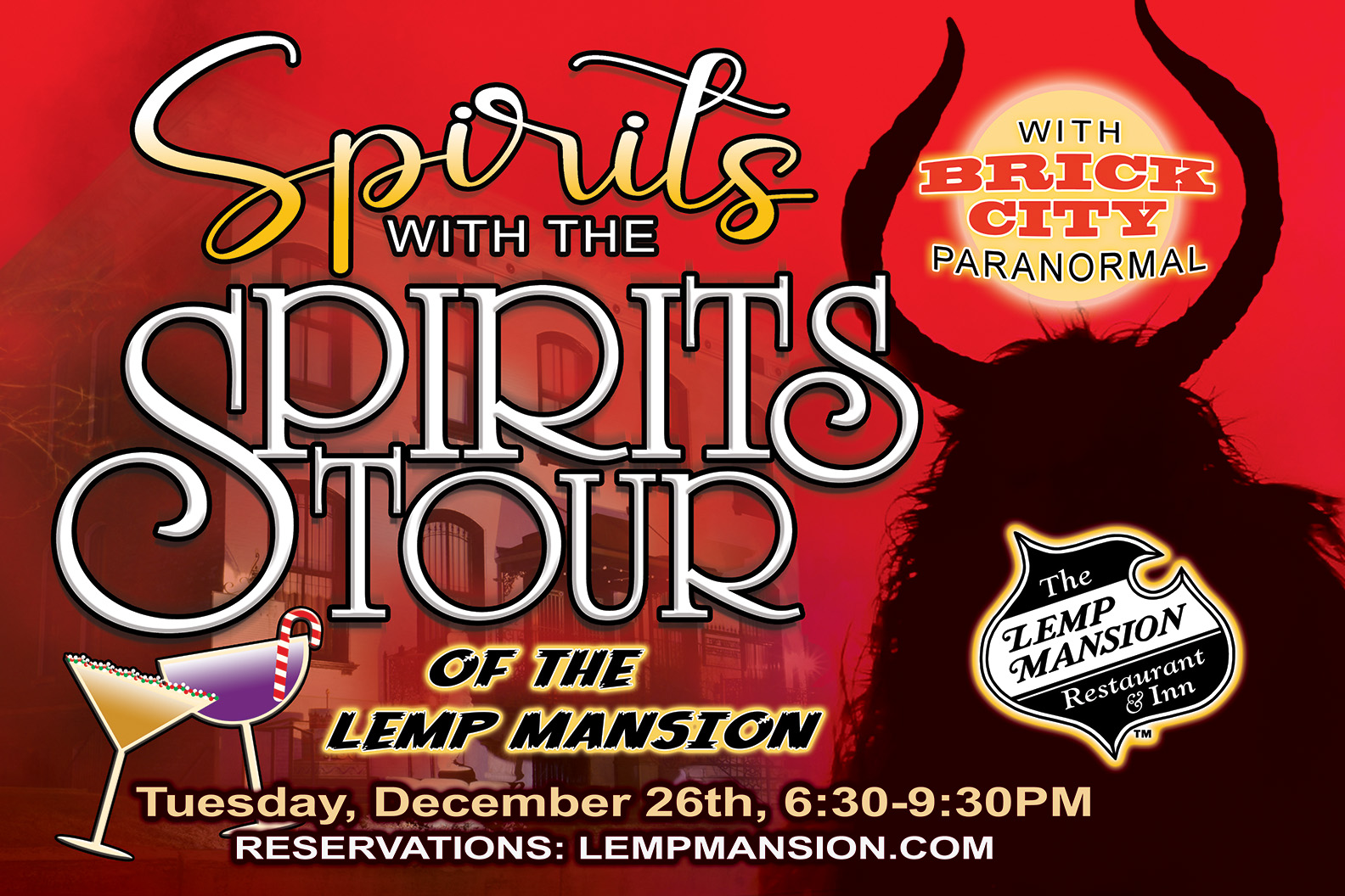 Holiday Spirits Tour at the lemp mansion
